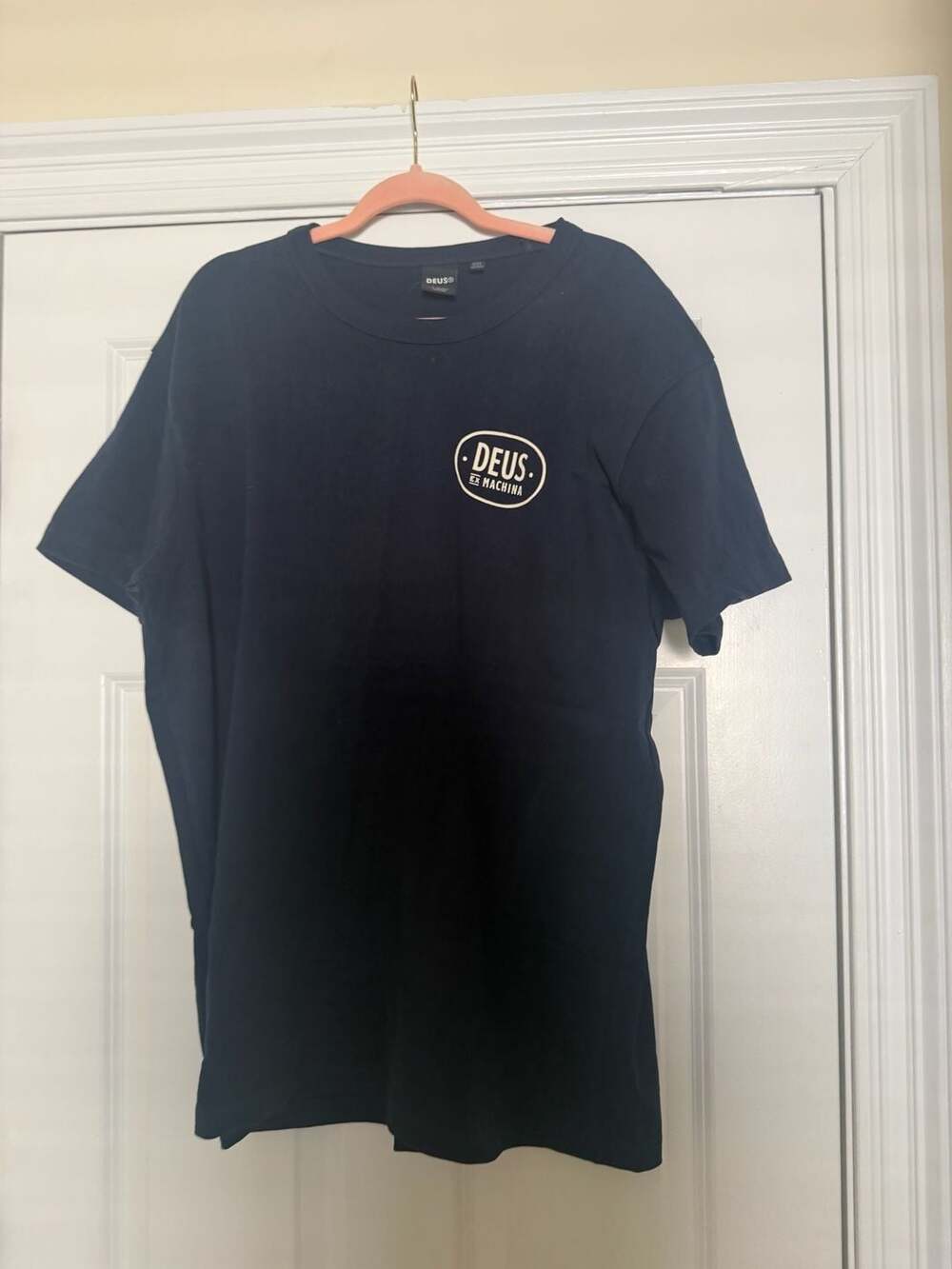 Deus Ex Machina Patrol Tee Size XXL Blue Cotton T-Shirt